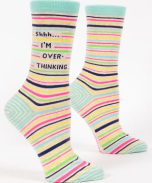 Shh I'm Overthinking Socks